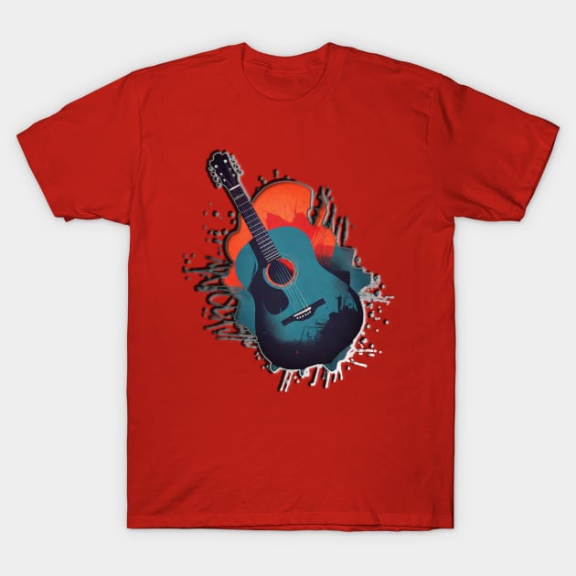 classical guitar T-Shirt by HTA DESIGNS